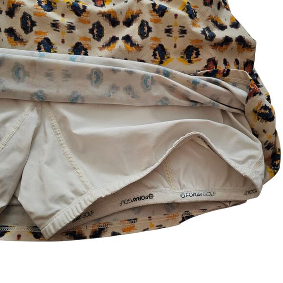 Foraygolf Ikat Tan Multi Skirt Size Medium - Picture 6 of 9